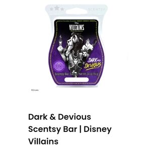 Scentsy Disney Villains Dark & Devious Wax Melt Spicy Scar Cruella Hades Ursula